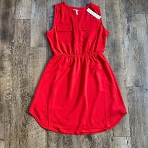New Red Monteau Dress